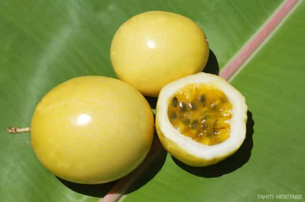 Fruit De La Passion Et Passiflore Tahiti Heritage