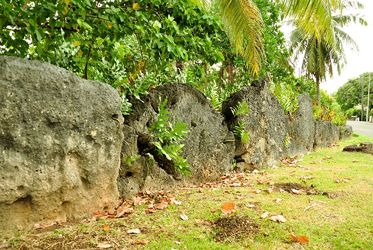 Marae Fare Opu Bora Bora. Photo Elsa Fernicle
