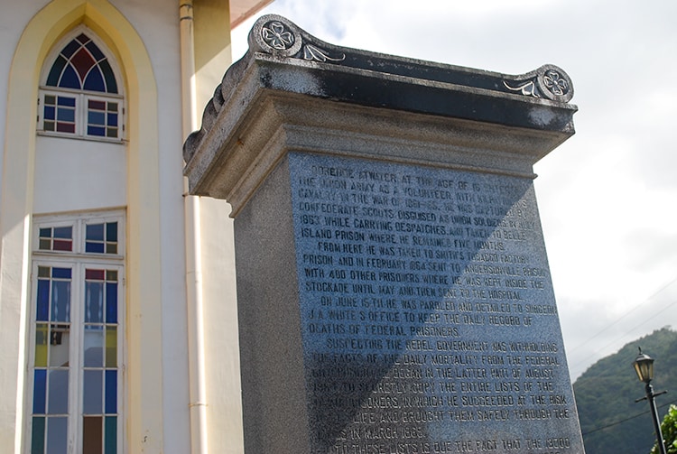 Tombe de Dorence Atwater, héros de la guerre de sécession