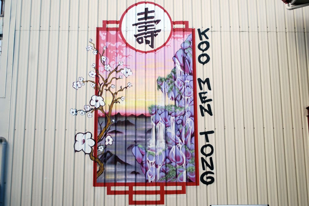 Fresque de l'école chinoise, Koo Men Tong 1, Papeete