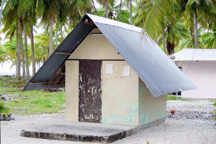 Le bureau de Poste de Tematangi en 2006