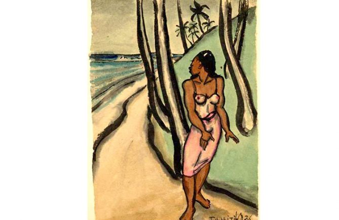 Illustration Wolff Wolfgang, Tahiti 1936