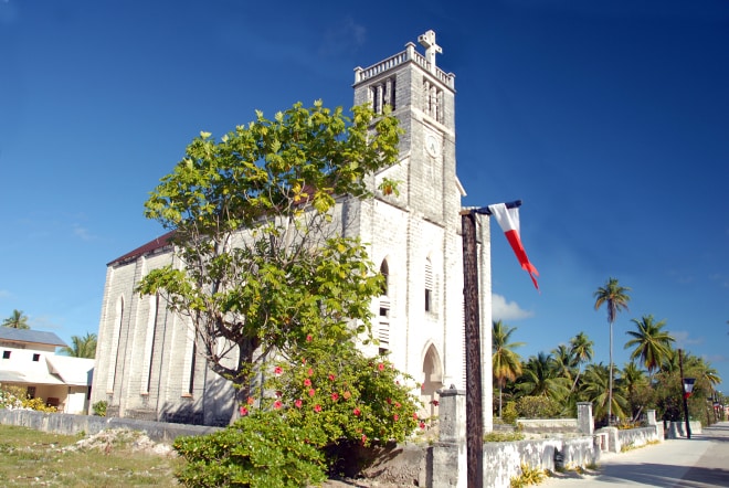 Eglise de Hikureu au Tuamotu