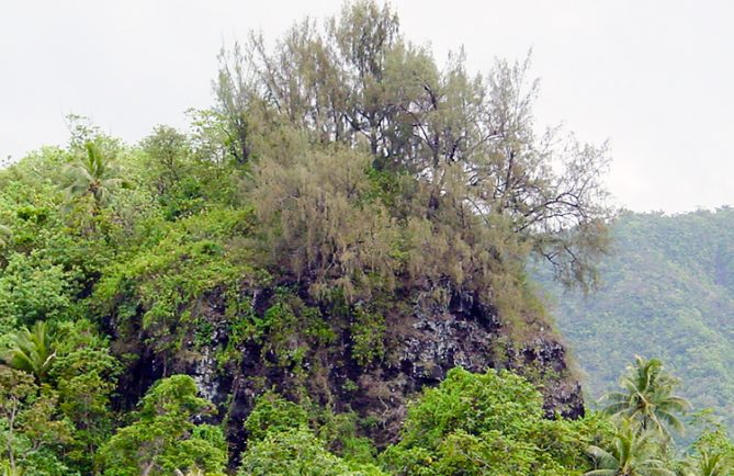 Grotte funéraire de Urupahu, Papara, Tahiti © Tahiti Heritage
