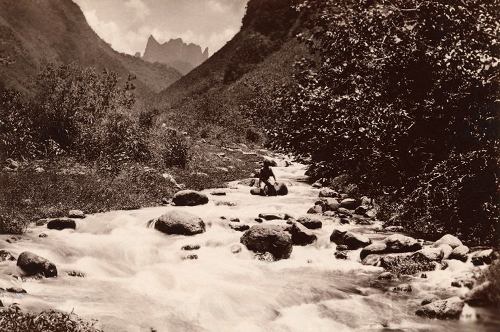 La vallée de de la Fautaua en 1884