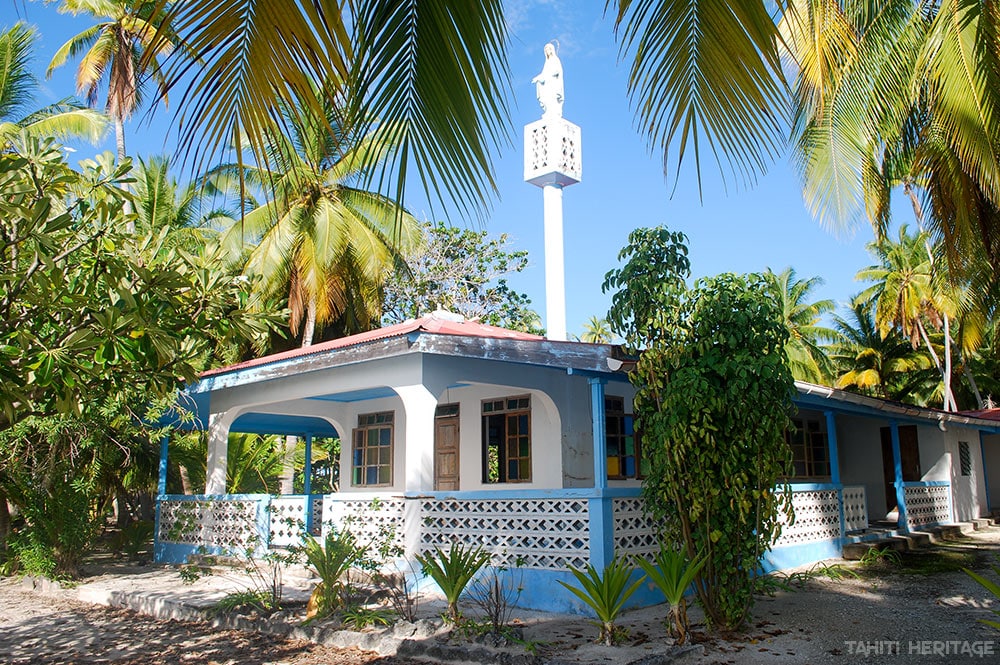 Eglise Marie-Immaculée, Reine des nations de Paparara, Aratika © Tahiti Heritage