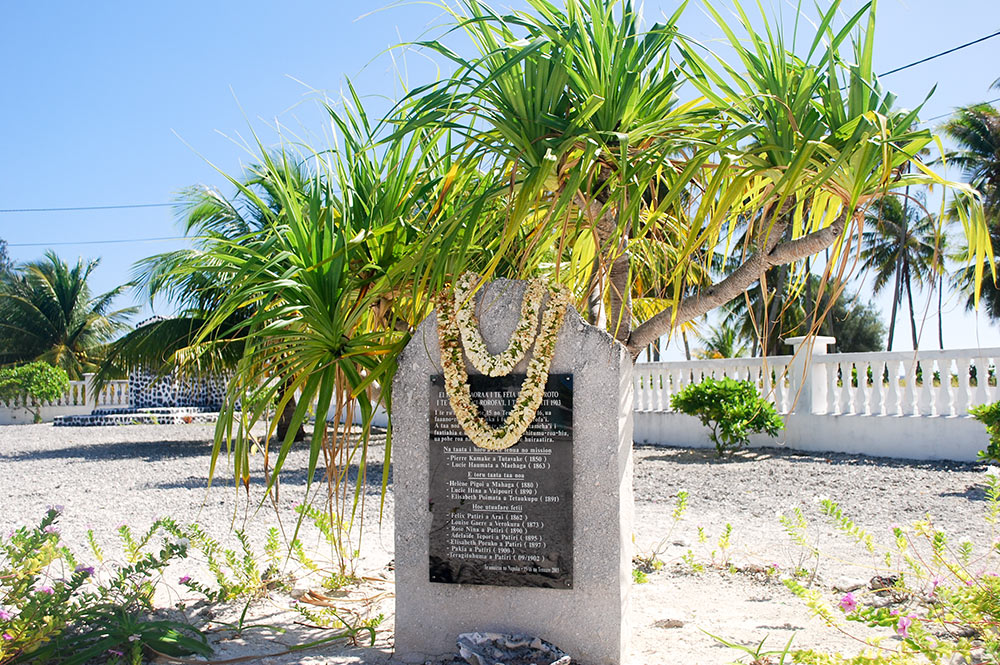 Monument aux victimes des cyclones, Napuka