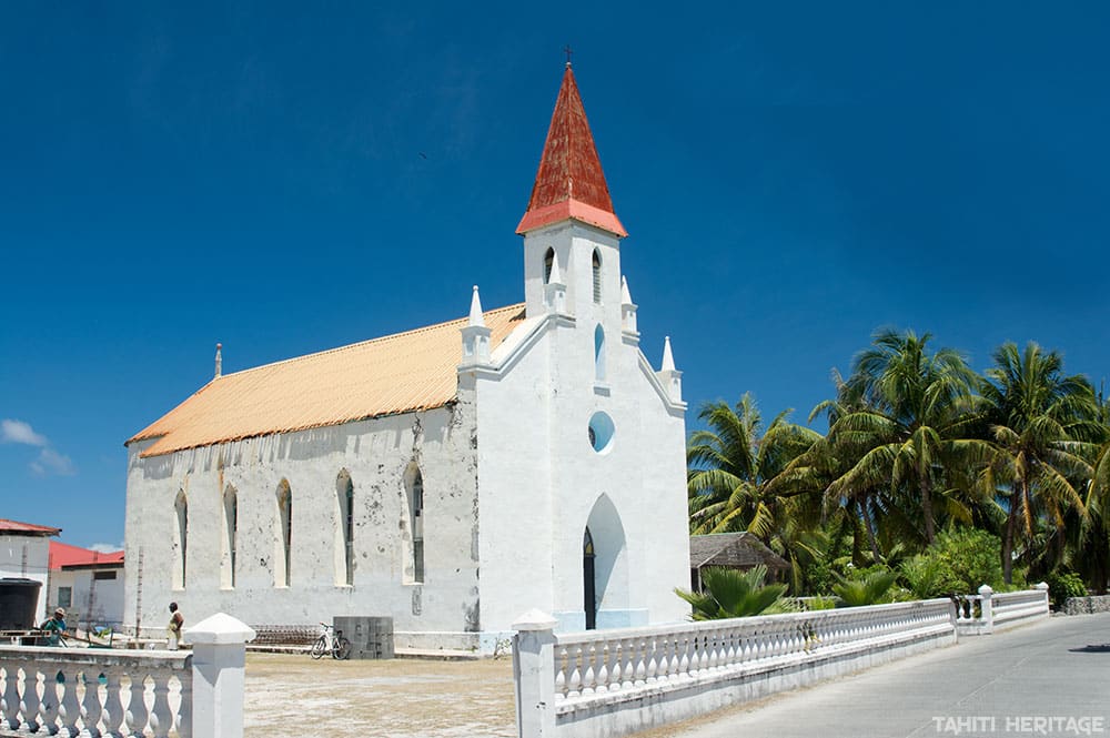Eglise de Tiputa - Rangiroa © Tahiti Heritage