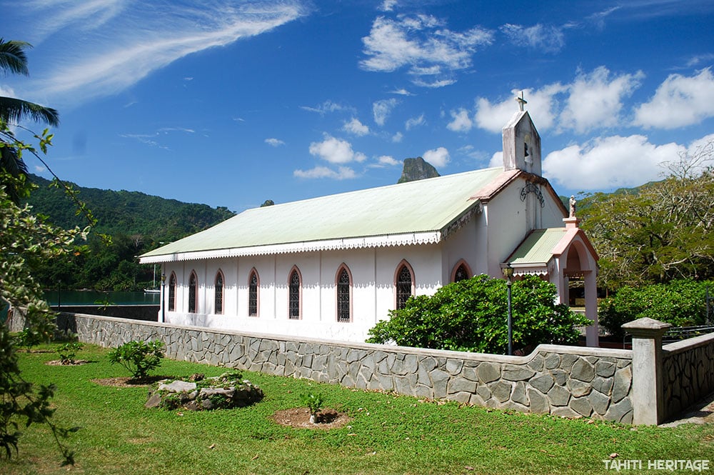 Eglise Saint-Joseph de PaoPao à Moorea © Tahiti Heritage