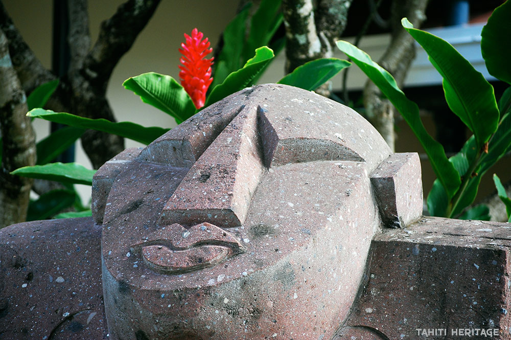 Tiki de la Présidence de la Polynésie française ©Tahiti Heritage