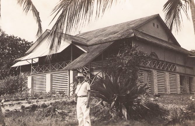 Maison du directeur des mines de Makatea. Col. Fayadat