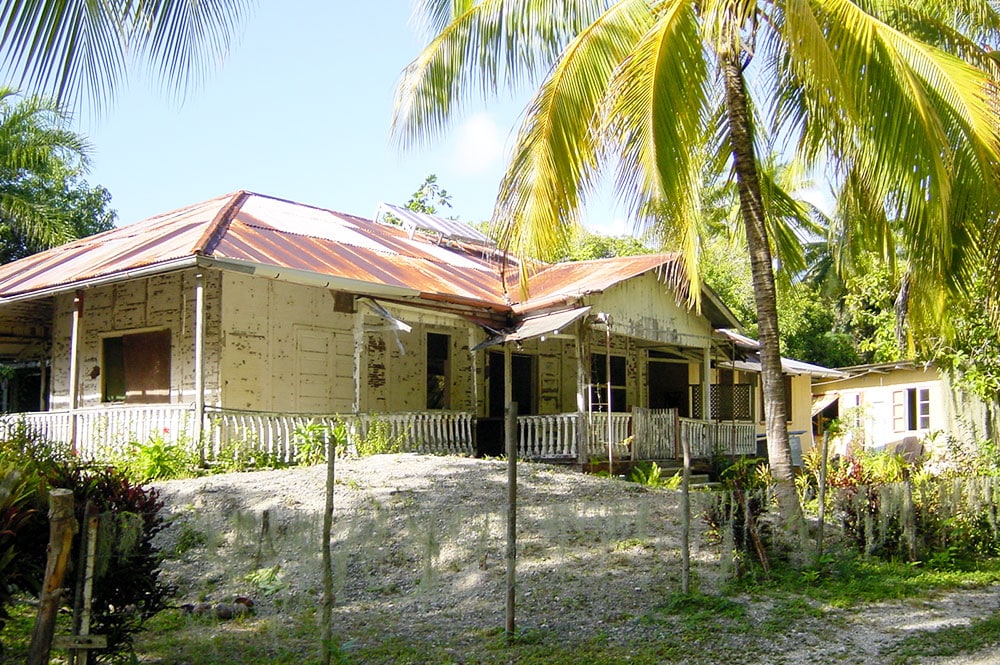 Maison du directeur de la compagnie des phosphates de Makatea © Tahiti Heritage