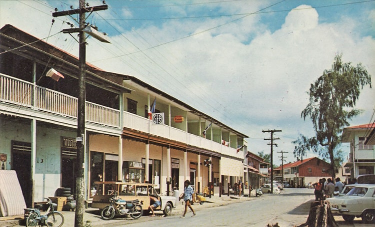 Village de Uturoa vers 1960