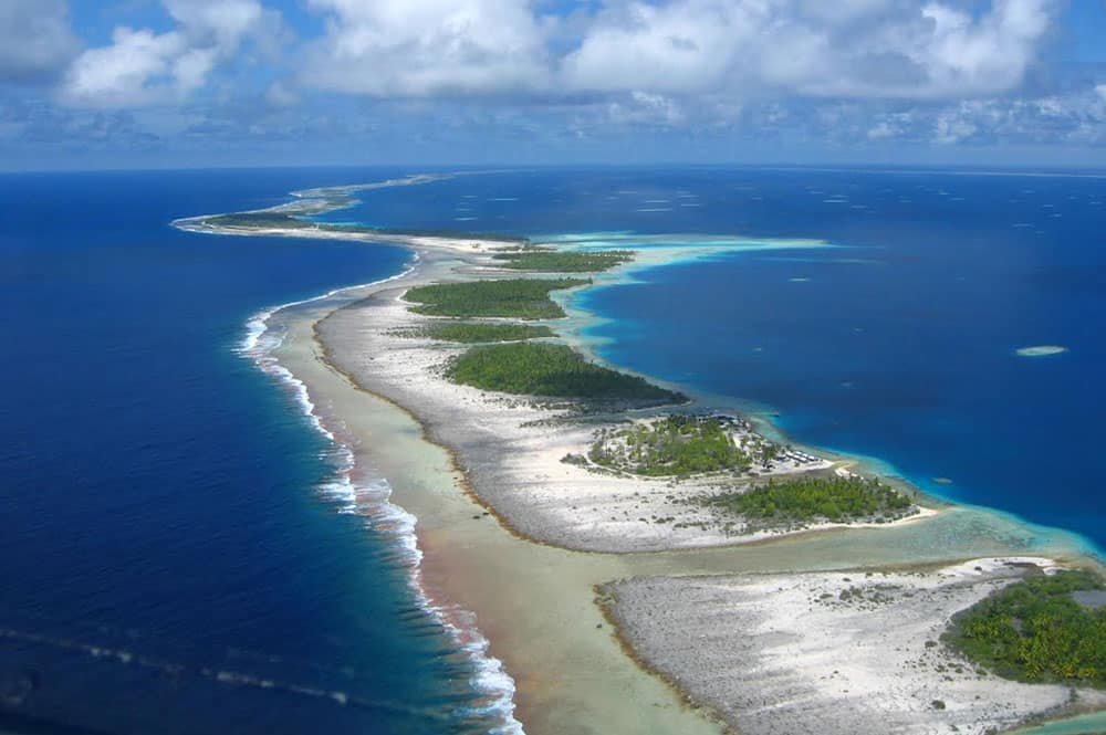 Atoll de Raroia, Tuamotu. Photo Mermoz