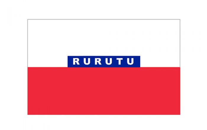 Drapeau de Rurutu sous le Protectorat (1858-1889)