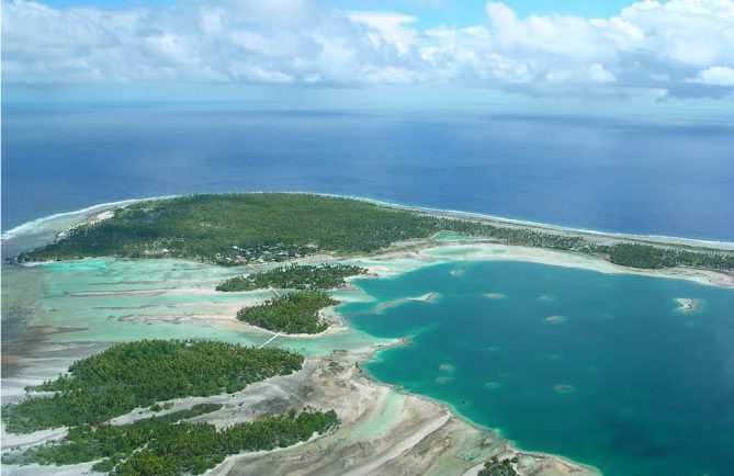 Atoll de Fangatau. Photo Mermoz