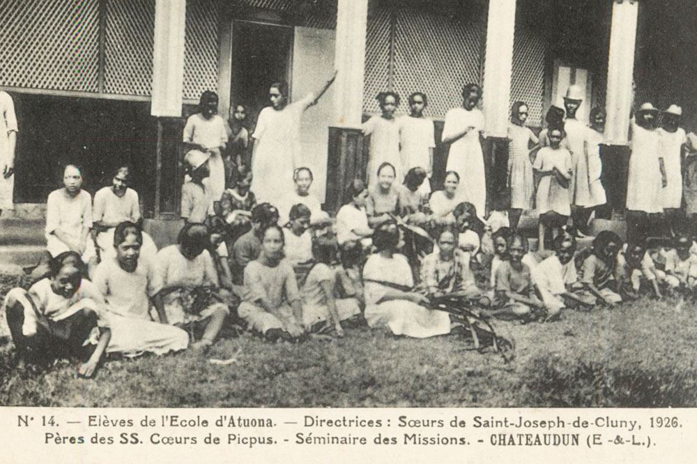 Ecoles des soeurs d'Atuona, Hiva Oa en 1926