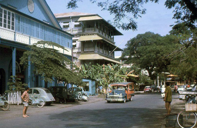 L'hotel Stuart de Papeete en 1963