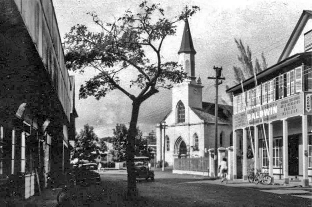 La Cathédrale Notre-Dame de Papeete en 1958. Photo André Reboul