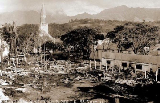 Bombardement de Papeete, le 22 septembre 1914